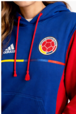 Hoodie Selección Colombia Azul y Rojo - Image 4
