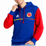 Hoodie Selección Colombia Azul y Rojo