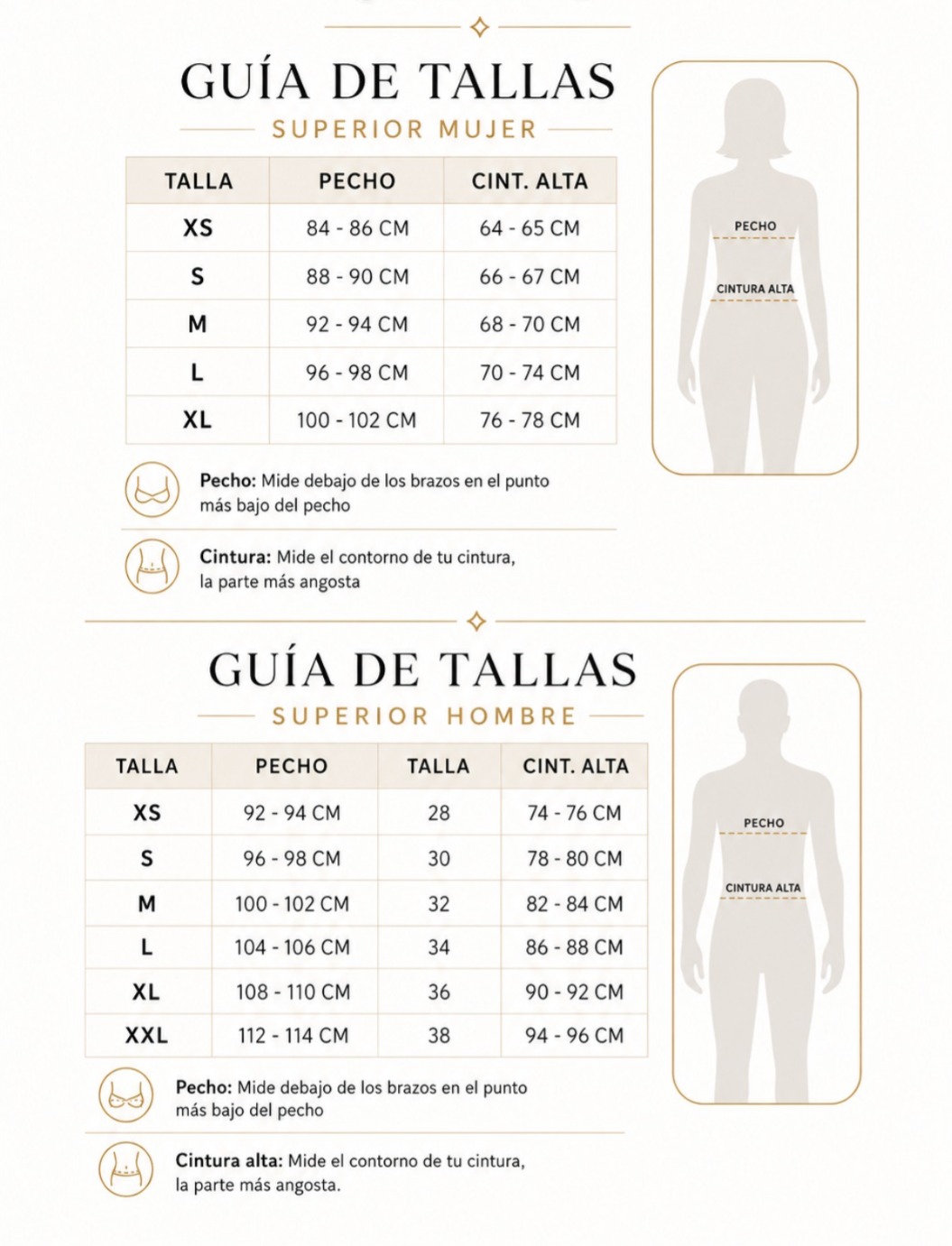 Guía de Tallas